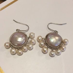 Freshwater pearl earrings!